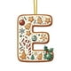 thumbnail image 1 of Lekihaqq Christmas Tree Decorations 26 Letters Acrylic Pendant Hanging Ornaments DIY Crafts for Home Holiday Xmas Decor, 1 of 5