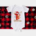 thumbnail image 3 of Body de manga corta para recién nacidos, regalo de fiesta, ropa para la primera Navidad, para niños y niñas, atuendo de vacaciones de invierno, 3 of 5