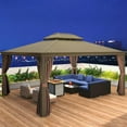 thumbnail image 3 of YYAo Outdoor Conversation Sets,Patio Furniture Sets,7-Piece Patio Furniture Set, Outdoor Wicker Conversation Set with Cushions and Coffee Table, Pillows, Dark Blue, 3 of 11