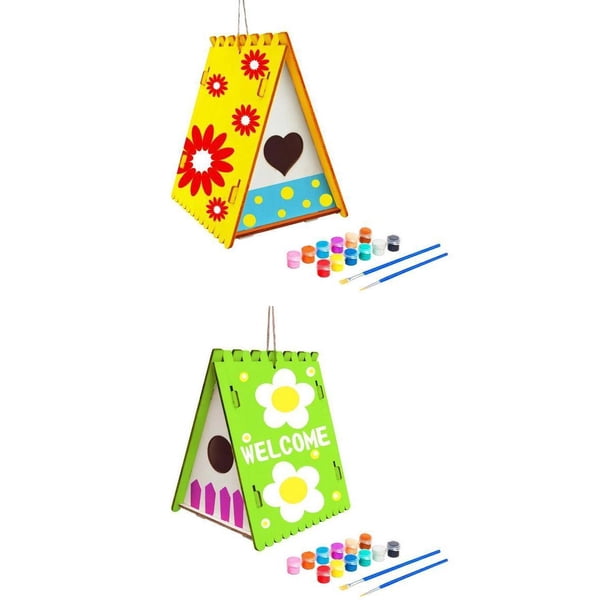 s de construcción para niños,s de pintura adultos de casa de pájaros, de casa de pájaros de bricolaje para niños,s de casas de pájaros para que los niños construyan,casas Baoblaze kits de construcción para niños