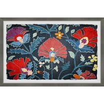 Marmont Hill Abstract Flowers Framed Wall Art, 16" x 24"