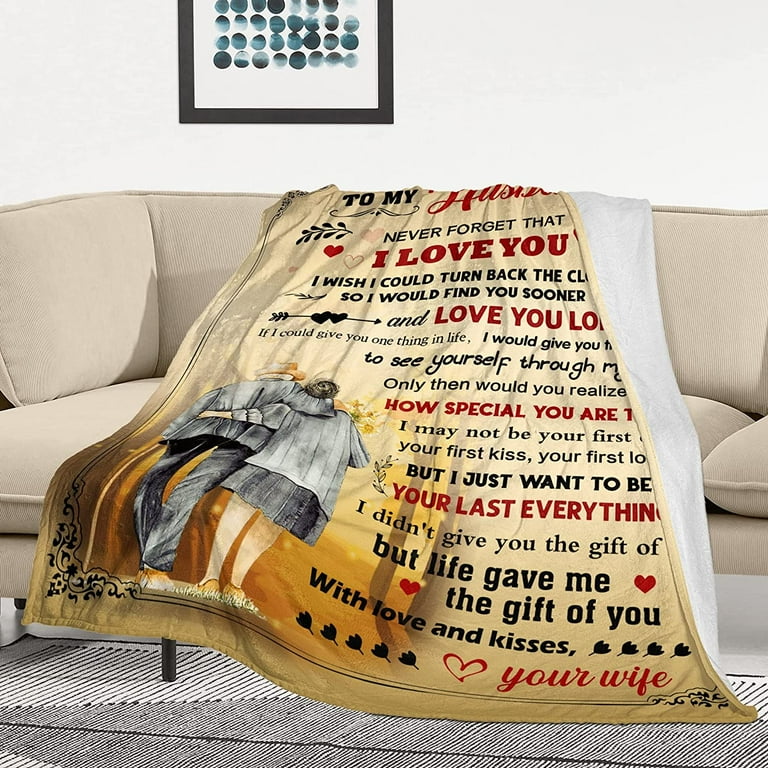Great Choice Products Gifts For Husband, Husband Gifts Blanket, Husband  Gifts From Wife, Husband Birthday Gift, Anniversary Wedding Birthday G…