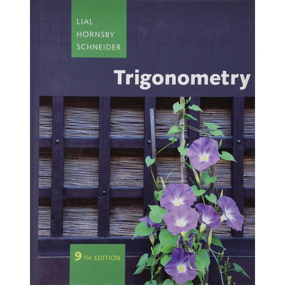 Libro de Trigonometría, 9.ª edición, de Pearson Education