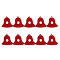 thumbnail image 1 of Juego de 10 tarjetas de copa de Navidad para el hogar, adornos de decoración de copa de vino, sombrero de Papá Noel, Año Nuevo, 2022, 2023, 1 of 4