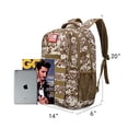 thumbnail image 5 of Camo Backpack,Military Teen Boys Backpacks for Middle School, Army Bookbag with USB Charging Port,40L, 5 of 7