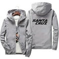 thumbnail image 5 of Men's Jacket Spring and Autumn Fashion Santa Cruz Print Slim Top Casual Baseball Pilot Zip 2024, 5 of 5