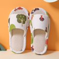 thumbnail image 1 of Chaussons d'Été pour Femmes, Antidérapants, Universels, Printemps et Automne, en Lin, Coton, 1 of 6