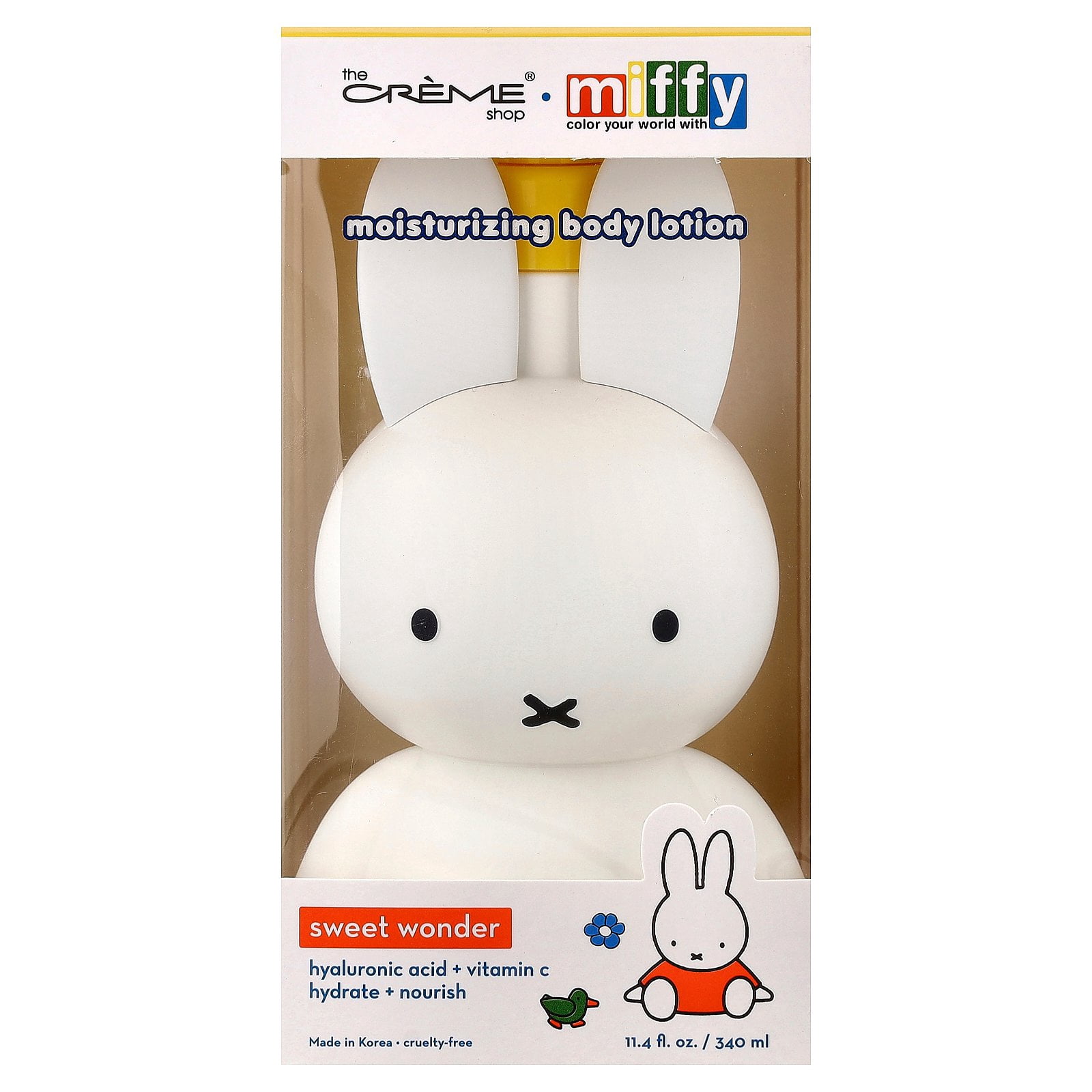 The Creme Shop Miffy, Moisturizing Body Lotion, Sweet Wonder, 11.4 fl oz (340 ml)