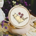 thumbnail image 6 of 4Sheets 52Pcs Animal Water Soluble Embroidery 11.7x8.3inch Cats Dogs Rabbits Stick and Stitch Embroidery Paper Stabilizer Water Soluble Hand Sewing, 6 of 7