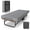 Gray-75“*31” with slat, variant on Anyhave Folding Bed Roll Away Bed with Memory Foam Mattress Portable Foldable Guest Bed Heavy Duty Metal Frame Wheels Space Saving 75" x 31"