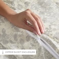 thumbnail image 6 of Duvet Cover Set - Ultra Soft & Breathable - Light Gray Weathered Floral for King/Cal-King Bedding by Comfort Canopy, 6 of 10
