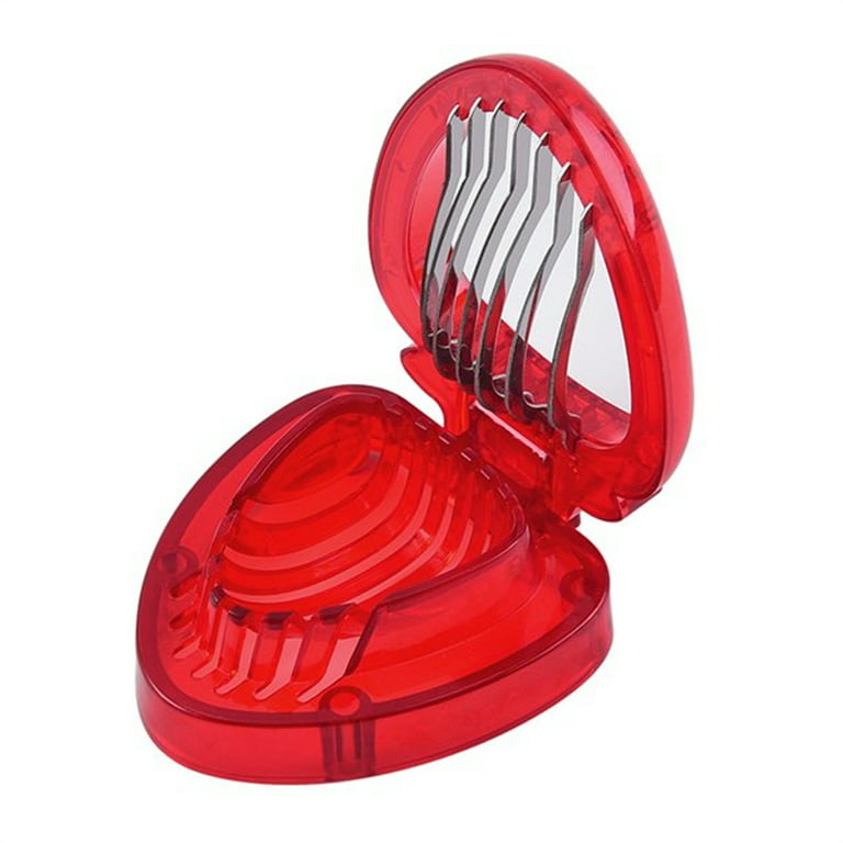 Yin Strawberry Slicer Chopper Kitchen Cooking Gadgets Supplies Fruit  Carving Tools Salad Cutter 