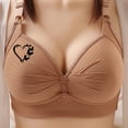 thumbnail image 2 of Women's Printed Plus Size Daily Bra Underwear Without Underwire, 2 of 8