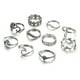 thumbnail image 4 of Anillos para mujer, regalos para mujer, 10 piezas/juego, anillos bohemios vintage apilables para mujer, anillos azules para los nudillos., 4 of 4