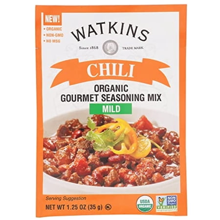 Watkins Seasoning Mild Chili, 1.25 Oz (Pack Of 12)