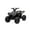 Black, variant on Yesfashion 12V Kids Ride on Car Electric ATV, 4-Wheeler Ride on Toys off Road 4WD Car Toy LED Lights, Remote Control Handle