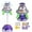 Purple, variant on UFO Water Sprinkler Outdoor Summer Rocket Toy With Colorful LED Lights 360 °   Spinning 1.64FT To 6.56FT Adjustable Height Birthday Summer Gift For Girls Boys Aged 3+ Years Old