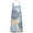Blue Floral and, variant on Blue Pioneer Flower and Paisley Pattern Apron-Garden Aprons for Women with Pockets-Cotton Linen Waterproof Kitchen Cooking Gardening Aprons Adjustable for Kitchen,Cooking,BBQ and Salon 33x27 Inch