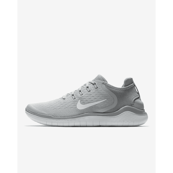 Nike Free Run Running Shoes, Color: Wolf Gray/White, Women's Size: 7