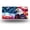 Geometric style Patriotic Eagle, variant on Fireworks Lit Patriotic Eagle Front License Plate, Metal License Plate, Funny Standard Plates Personalized Novelty Decorative For Men/Women/Boys/Girls Car 6×12 Inch