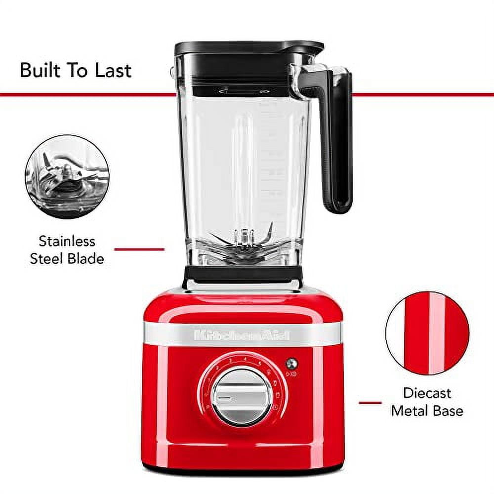 KitchenAid K400 1200 W 56 oz 5-Speed Blender, Passion Red