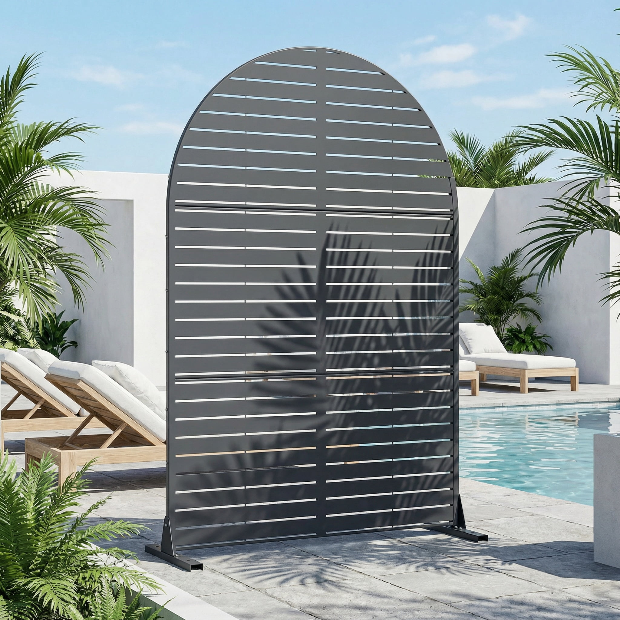 Metal Privacy Screen Fence Panel