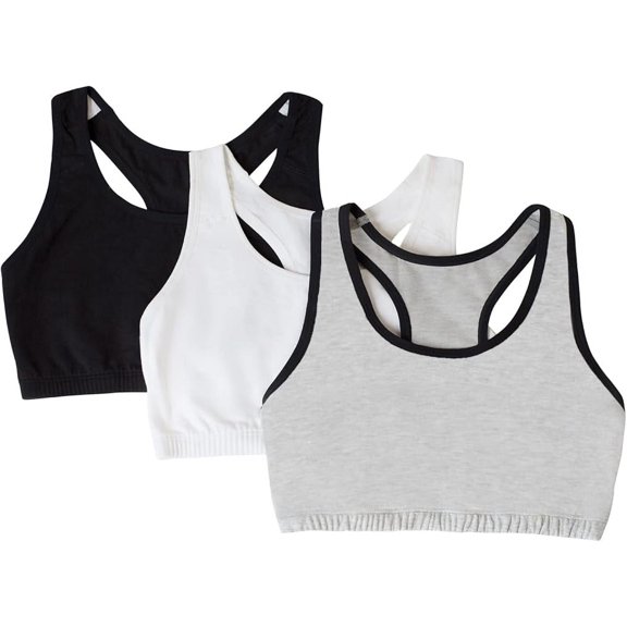 Fruit of the Loom Cotton Tank Bra for Women - Ultimate Comfort & Breathable Fit - Fashion Packs, 3 Packs, Size:(34-50)