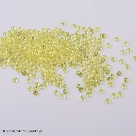2000pcs 4.5mm diamond confetti crystal acrylic wedding party table scatter decoration