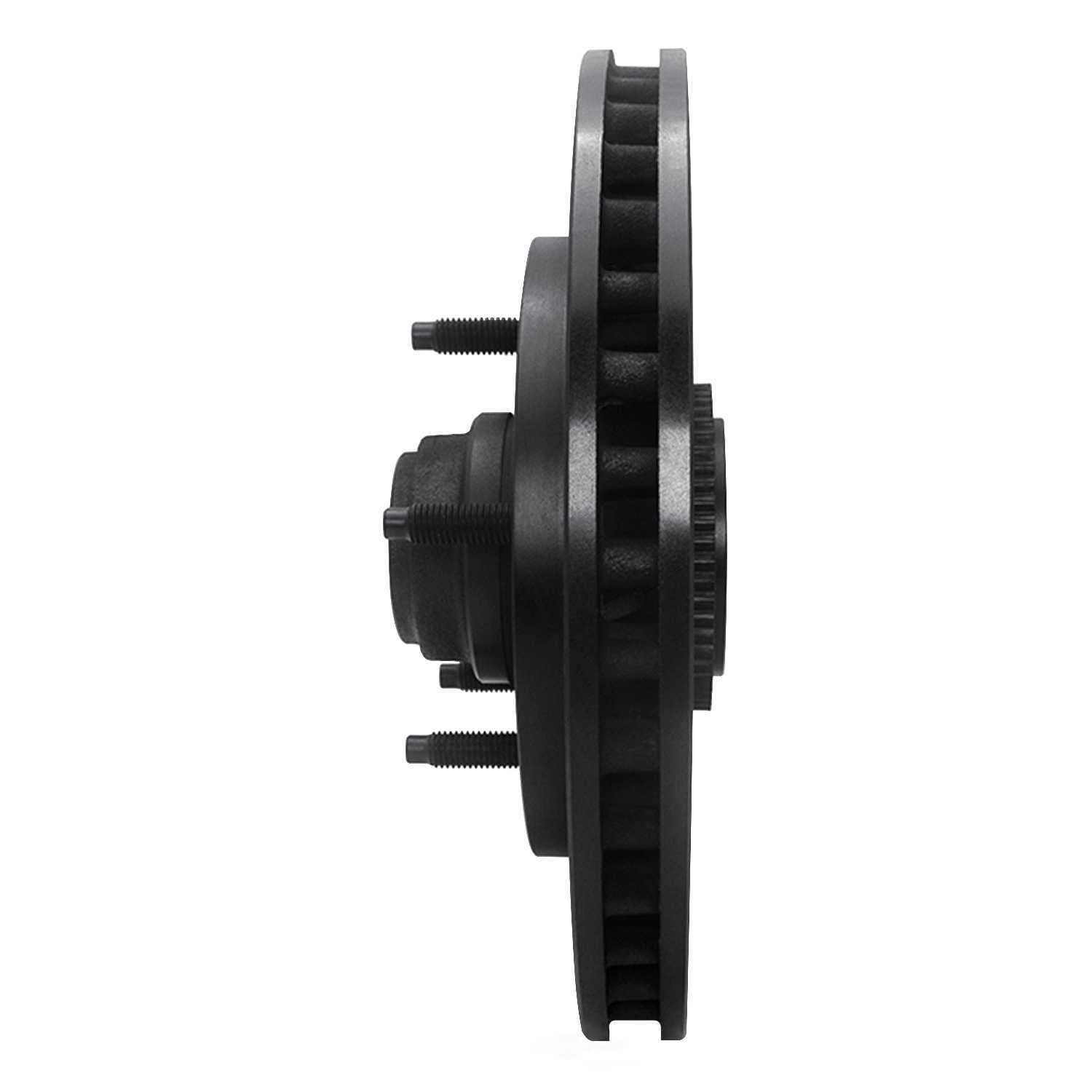 Dynamic Friction Company 633-54153R DFC Brake Rotor - Drilled And Slotted - Black
