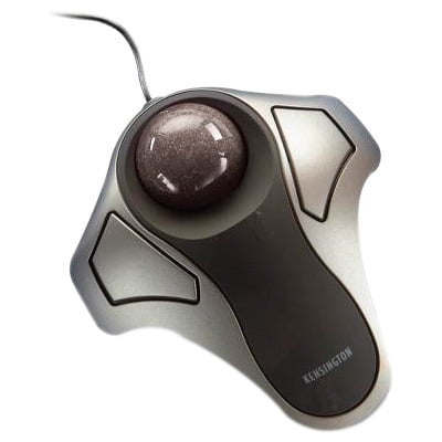 Kensington K64327 Kensington Orbit 64327 Trackball - Optical - Cable - Silver, Black - Retail - PS/2, USB - Scroll Ball - 2 Button(s) -