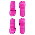 thumbnail image 3 of 4 Piezas de Botas de Caballo, Protección de Piernas, Equipo Ecuestre Duradero, Conjunto de Envolturas para Piernas, Protectores de Piernas para Entren Rosa Rosa, 3 of 8