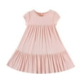 thumbnail image 2 of Toddler Pageant Flower Girl Lace Dress Little Girls Party Wedding formal Dresses Summer Clearance Ndbuld 110cm/43.31in Pink, 2 of 8