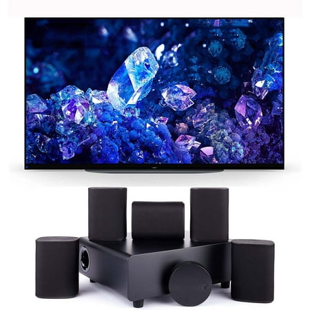Sony XR42A90K 42" 4K Bravia XR OLED High Definition Resolution Smart TV with a Platin MILAN-5-1-SOUNDSEND 5.1 Immersive Cinema-Style Sound System (2022)