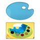 thumbnail image 4 of Molde de silicona para de pintura creativa, bandeja de resina epoxi, moldes para tablero de dibujo para niños, adultos, estudiantes, herramient Azul 301x206cm Macarena Molde de silicona de paleta, 4 of 8