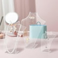 thumbnail image 5 of 6pcs 3 styles Plastic Bust Necklace Display Stands Jewelry Display Organizer Holder for Necklace Storage Clear 7~11.7x9.9~22.6x13.2~31cm 2pcs/style, 5 of 5