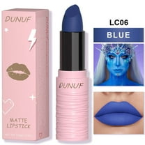 Matte Lipstick, Long Lasting Lip Gloss, Waterproof Sweat Resistant Lipstick for Sports and Cosplay, Easy to Clean Soft Texture Creamy Moisturizing Lipstick with Sleeve Design