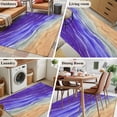 thumbnail image 5 of 2.7'x5' Area Rugs, Purple Ombre Coastal Indoor Outdoor Area Rug for Living Room Bedroom, Summer Nautical Beach Ocean Seaside Washable Bathroom Rugs Kitchen Floor Carpet Mats Home Decor Aesthetic, 5 of 8