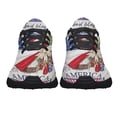 thumbnail image 5 of God Bless America 4th Of July American flag Wreath Shoes Sneakers Black Size 12, 5 of 7