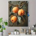 thumbnail image 4 of Qisvanset 12x16 Inch Vintage Peach Branch Canvas Wall Art, Rustic Fruit Aesthetic Art Decor for Farmhouse Kitchen, 4 of 8