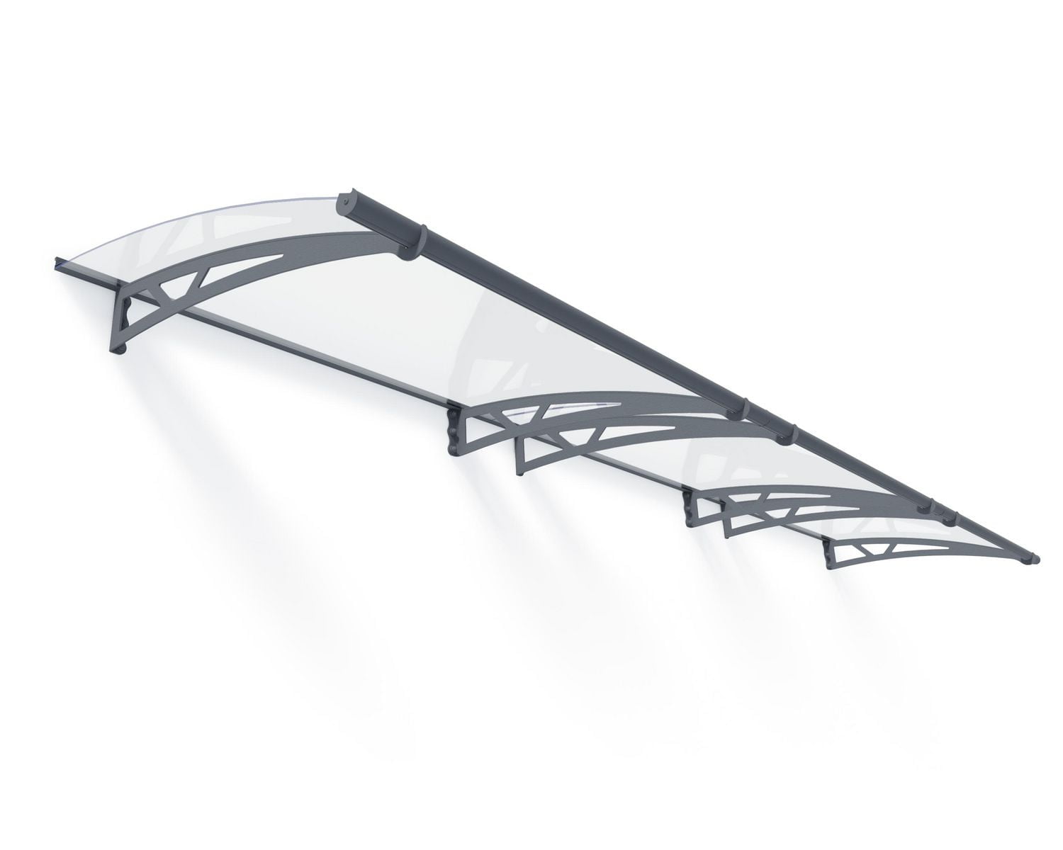 CANOPIA by PALRAM Altair 3 ft. x 14 ft. Door Awning Kit - Grey