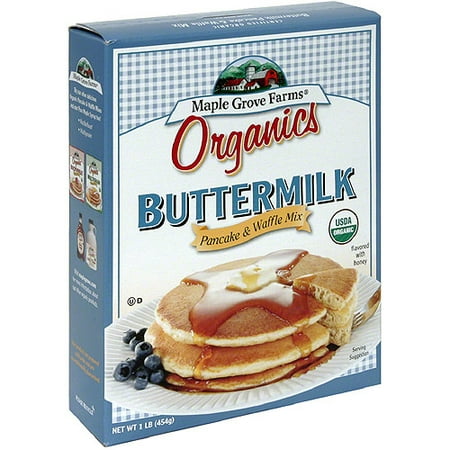 Maple Grove Farms Organic Pancake & Waffle Mix, 16 oz, (Pack of