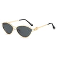 thumbnail image 2 of 2026 New Model Women's Sunglasses High-end Fashion Trendy Metal Cat Eye Sunglasses for Women with UV Protection, 2 of 4