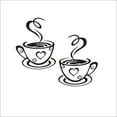 thumbnail image 1 of Coffee Cups Cafe Tea Wall Stickers Art Vinyl Decal Kitchen Restaurant Pub Decor, 1 of 8