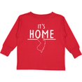 thumbnail image 3 of Inktastic It's Home- State of New Jersey Outline Boys or Girls Long Sleeve Toddler T-Shirt, 3 of 5