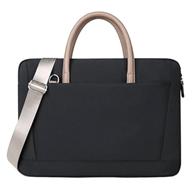 Bolsa para computadora portátil de tela Oxford, bolsa protectora ligera a prueba de golpes para computadora, bolsa multifuncional para computadora portátil