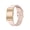 Rose Gold Case with Pink Silicone Band, variant on Little Fat AI Voice Recorder Bracelet Fitness Tracker for Men and Women, Screenless Nylon Wristband, Step Counter, 160+ Sport Modes, IP67 Waterproof