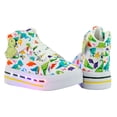 thumbnail image 3 of Tenis Botin Niño Diseño Dino Luces Led Talla 13 cm Verde, 3 of 5