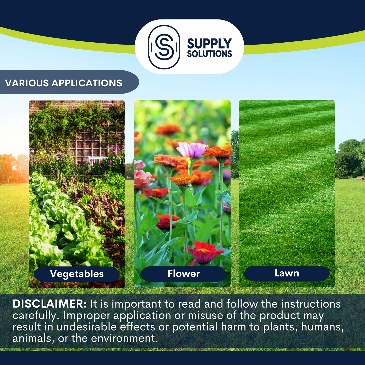 Supply Solutions Gypsum Powder for Soil - Promotes Root Growth for Mushrooms Soil Aerator Calcium Fertilizer - Pure and Soluble Soil Conditioner for Clay Soil and Lawn (5lbs)