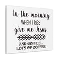 thumbnail image 2 of Scripture Walls Psalm 59:6 In The Morning When I Rise Bible Verse Canvas Christian Wall Art Ready to Hang Unframed, 2 of 18
