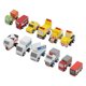 thumbnail image 2 of Juguetes de madera, 12 piezas de coches de juguete de madera, vehículos de madera, vehículos urbanos de madera, rendimiento de primera categoría, 2 of 14